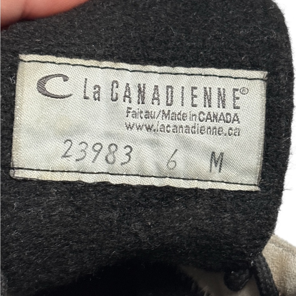 La CANADIENNE Gray Suede Women’s Boots,Size 6,Made in Canada - Picture 3 of 8